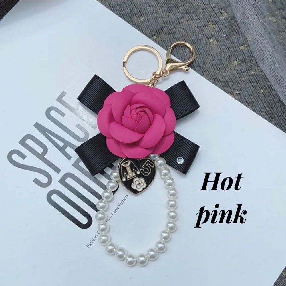 Handbag Charm Accesories HOTPINK